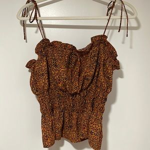 Topshop adjustable straps cropped tank size US8